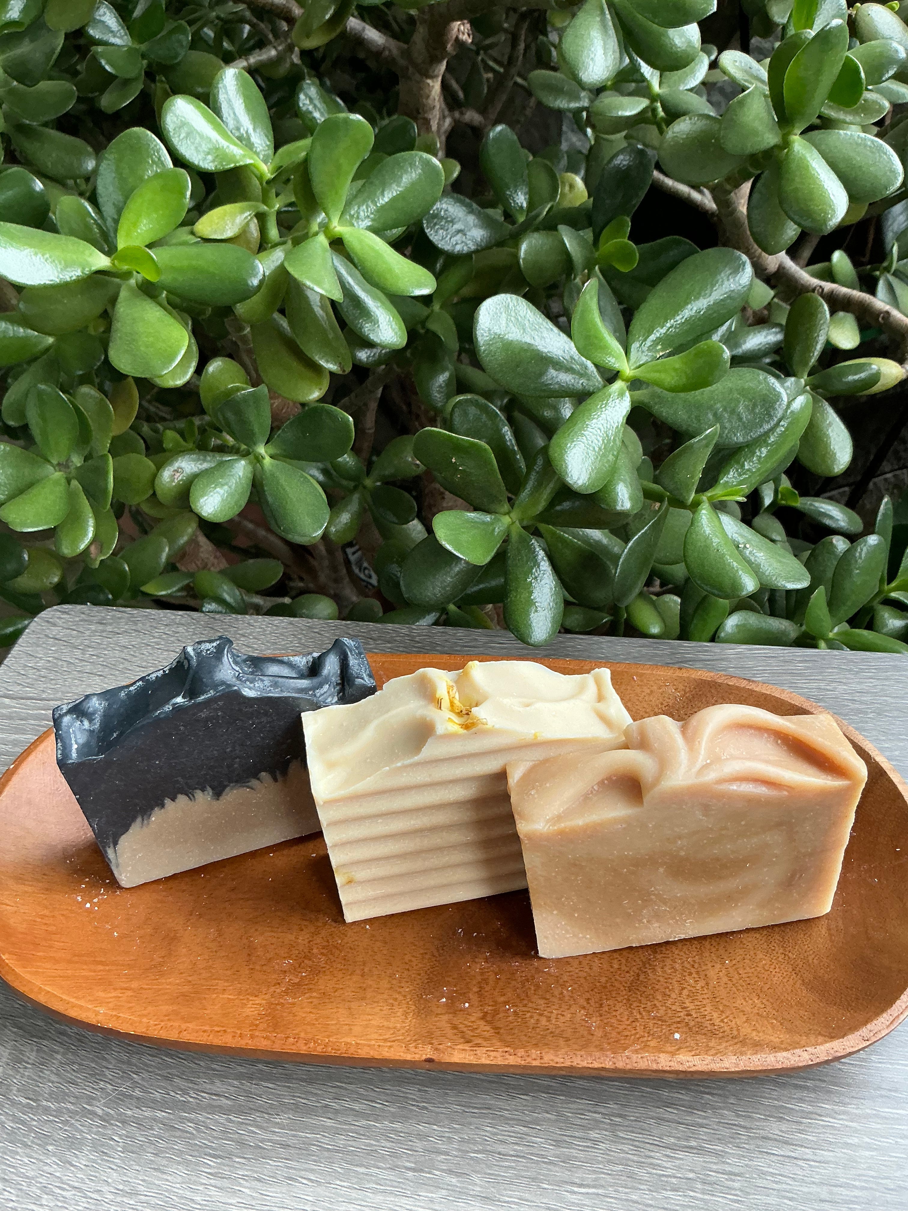 Glow Trio Goat Milk Soap Gift Set – 3 Brightening Bar Soaps | Lather by Lani