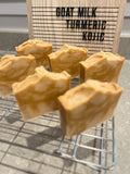 Goat Milk w/ Turmeric & Kojic face and body bar soap