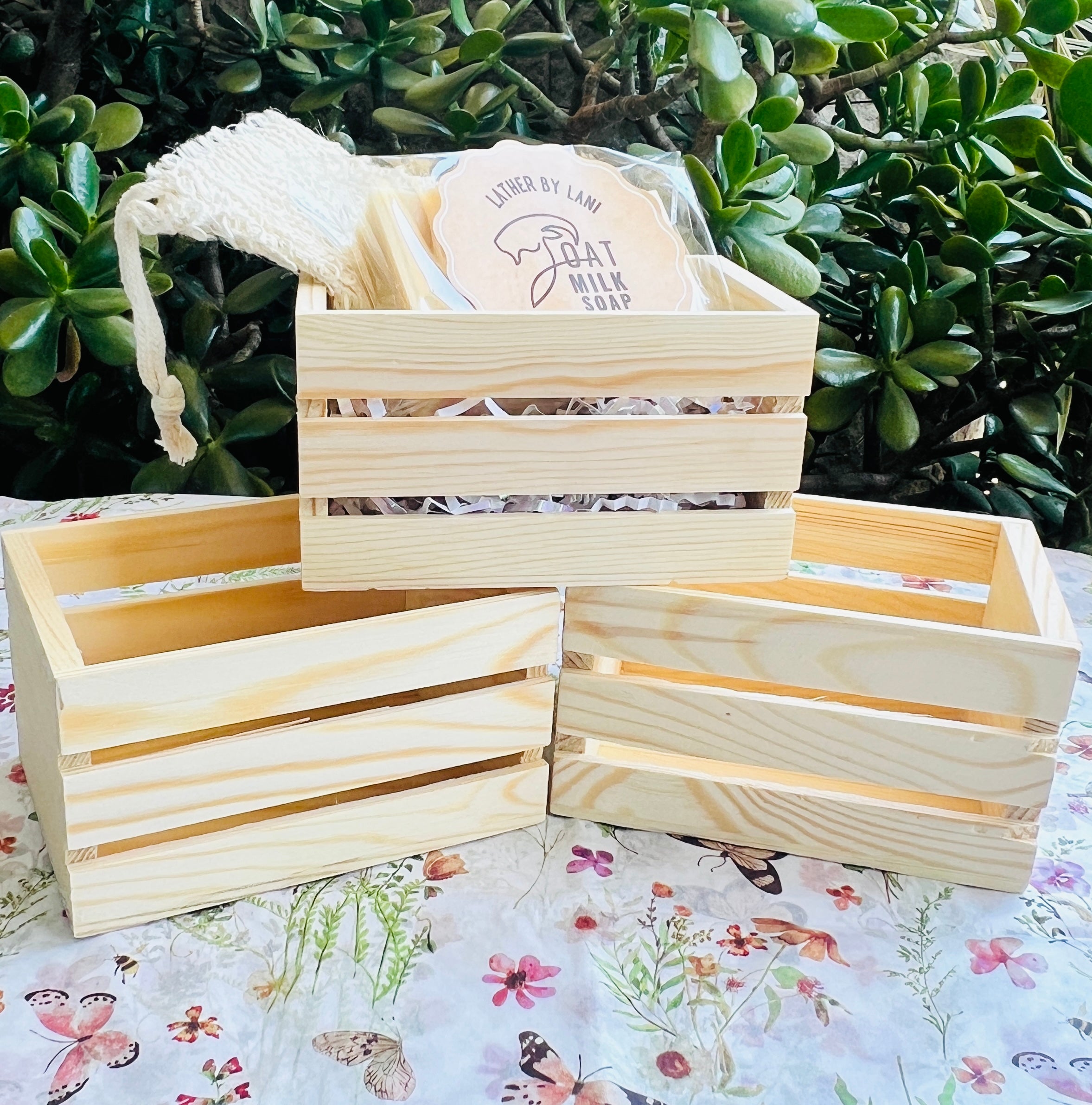 Mini Wooden Basket