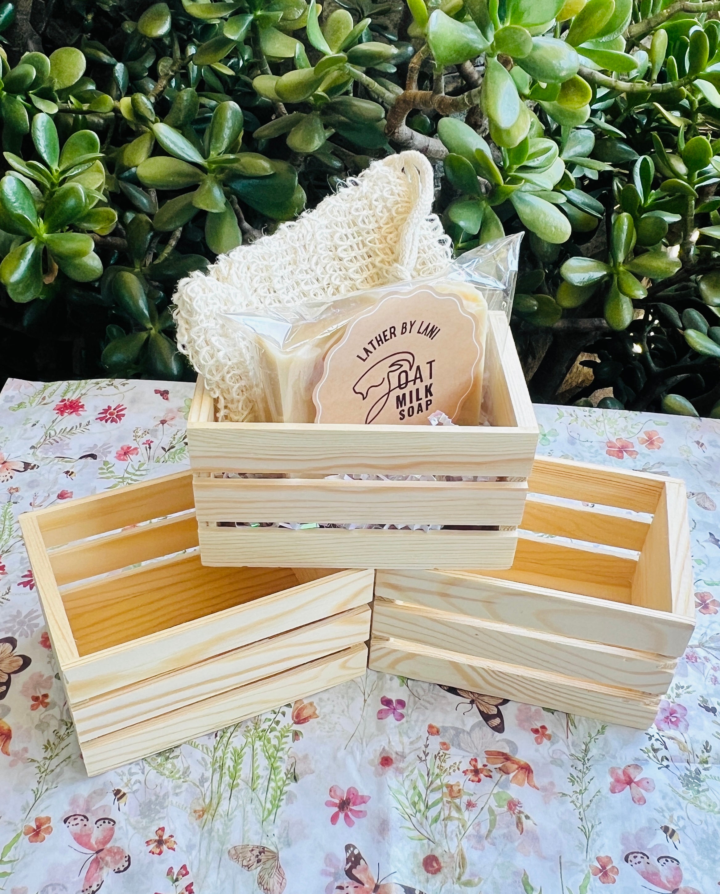 Mini Wooden Basket